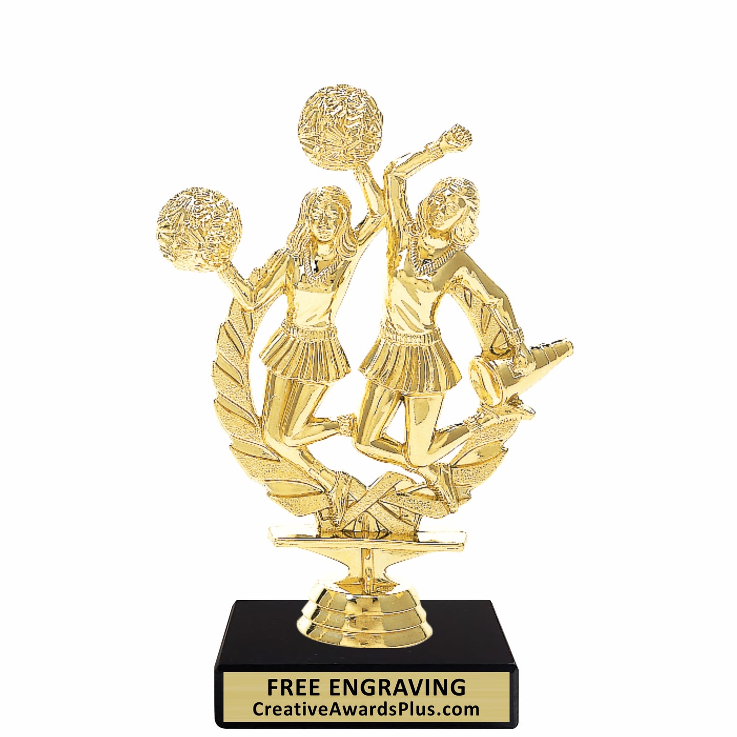Action Cheer Trophy 6.5" / Gold