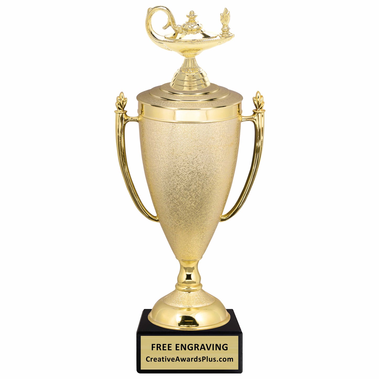 Stippled Cup Academic Trophy 12.75" / Gold