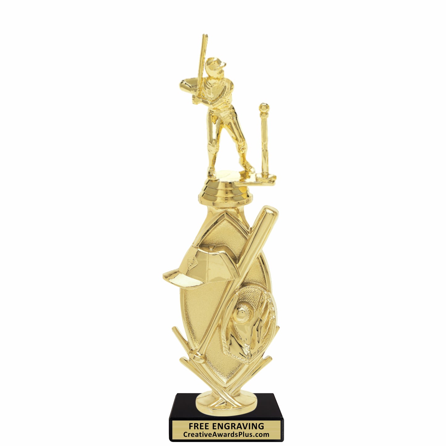 Alpha T-Ball Trophy 11" / Gold / Male