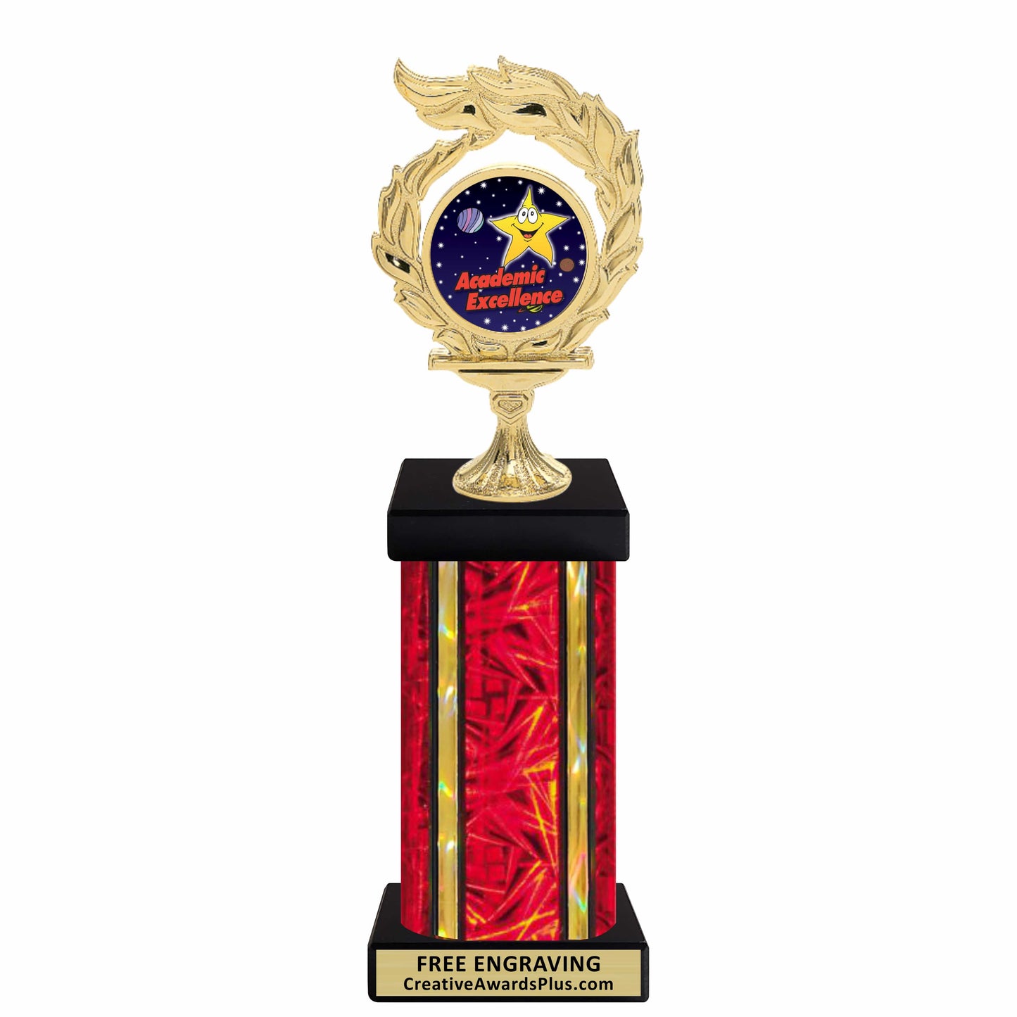 Flame Academic Grand Trophy 12" / Multiple / Academic Excellence