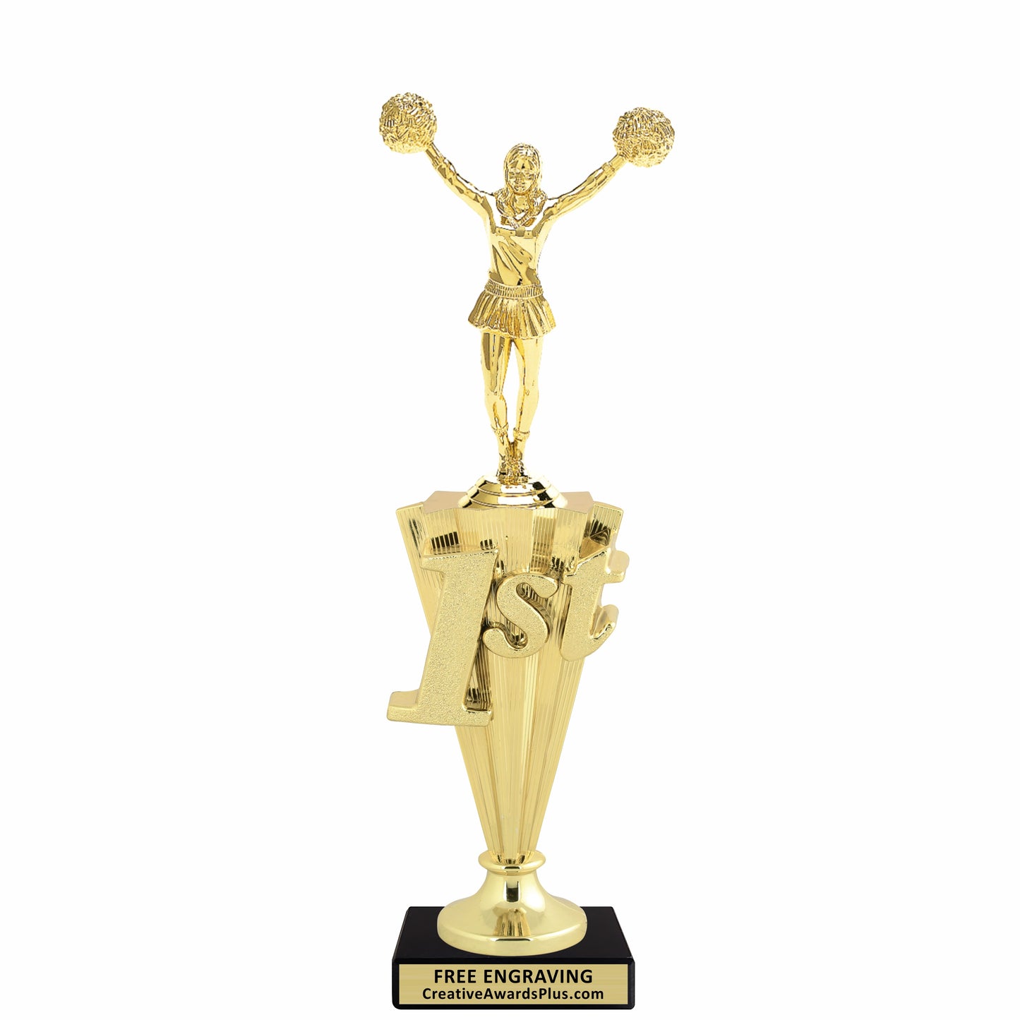 Cheer 1st Place Trophy 11.75" / Gold