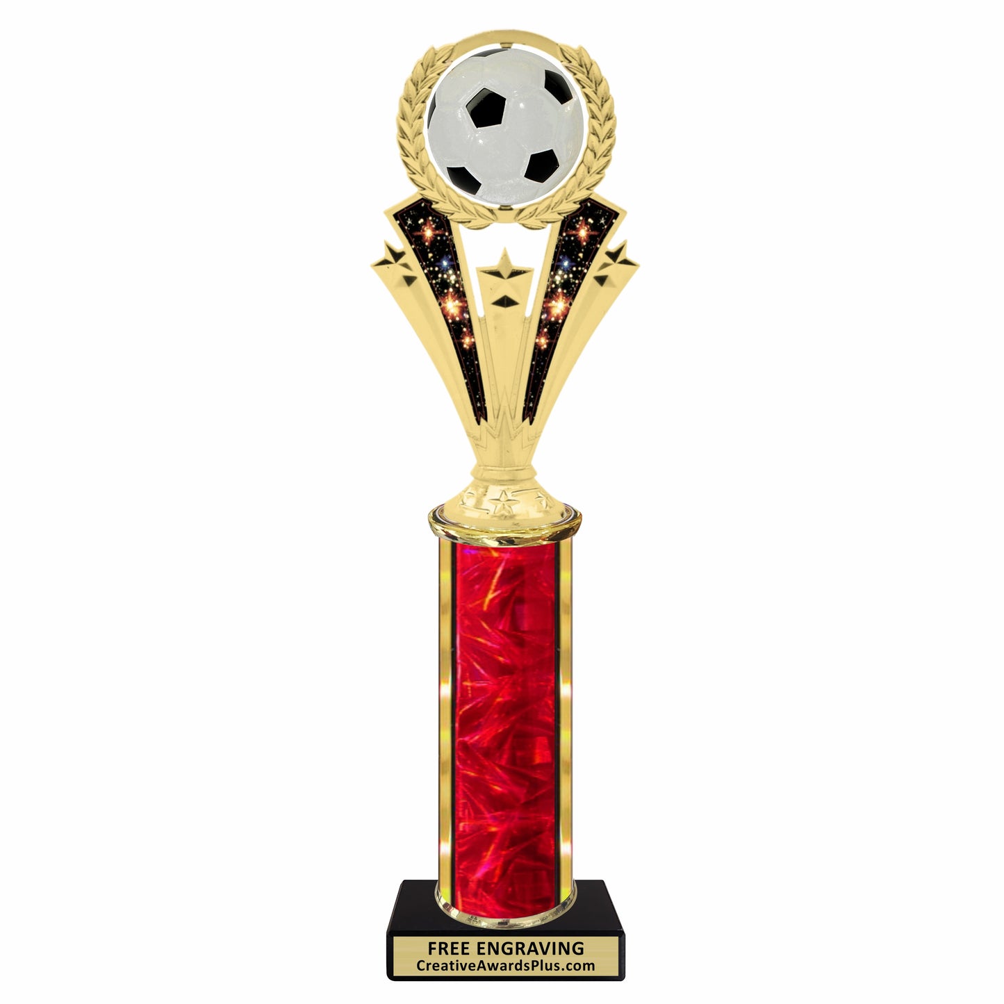 Galaxy Spinning Soccer Classic Trophy 12.4" / Multiple