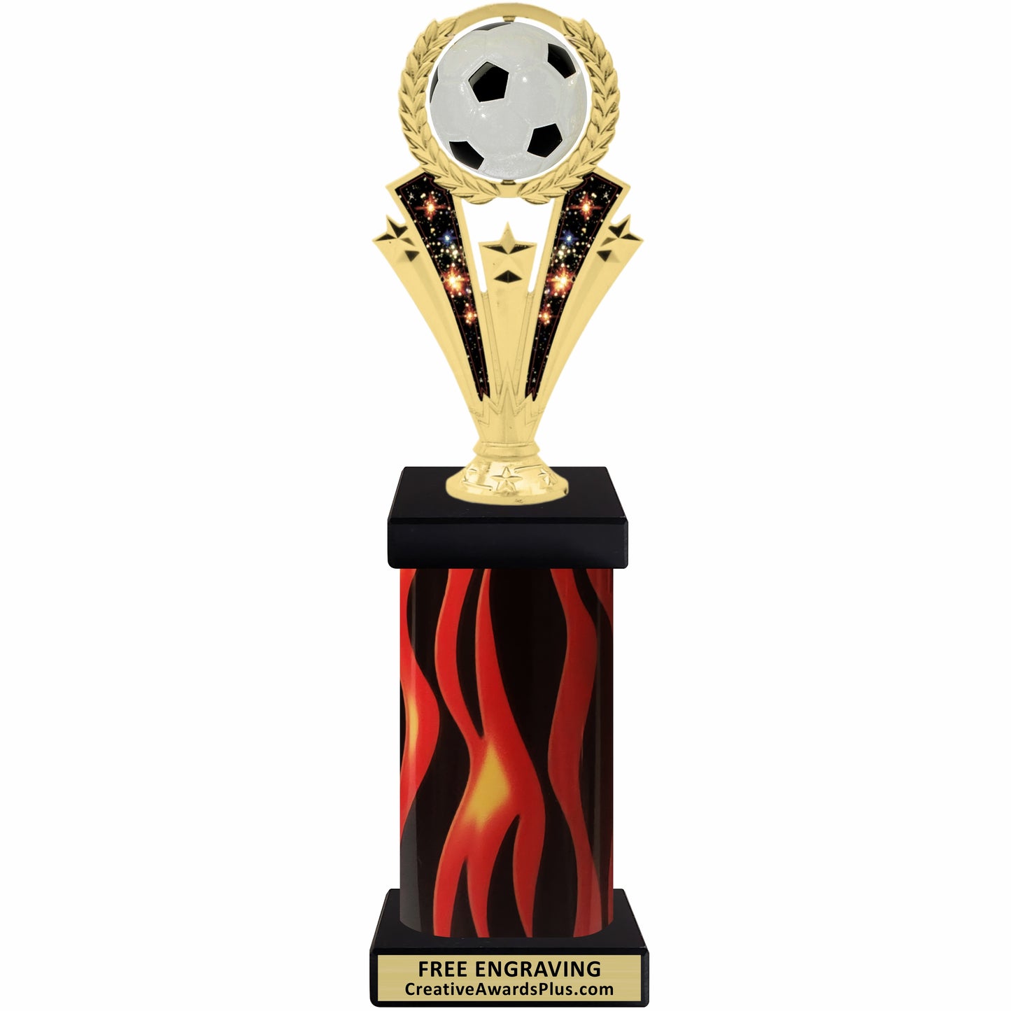 Galaxy Spinning Soccer Grand Trophy 13" / Multiple
