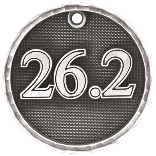 3D Marathon Medal 2" / Silver