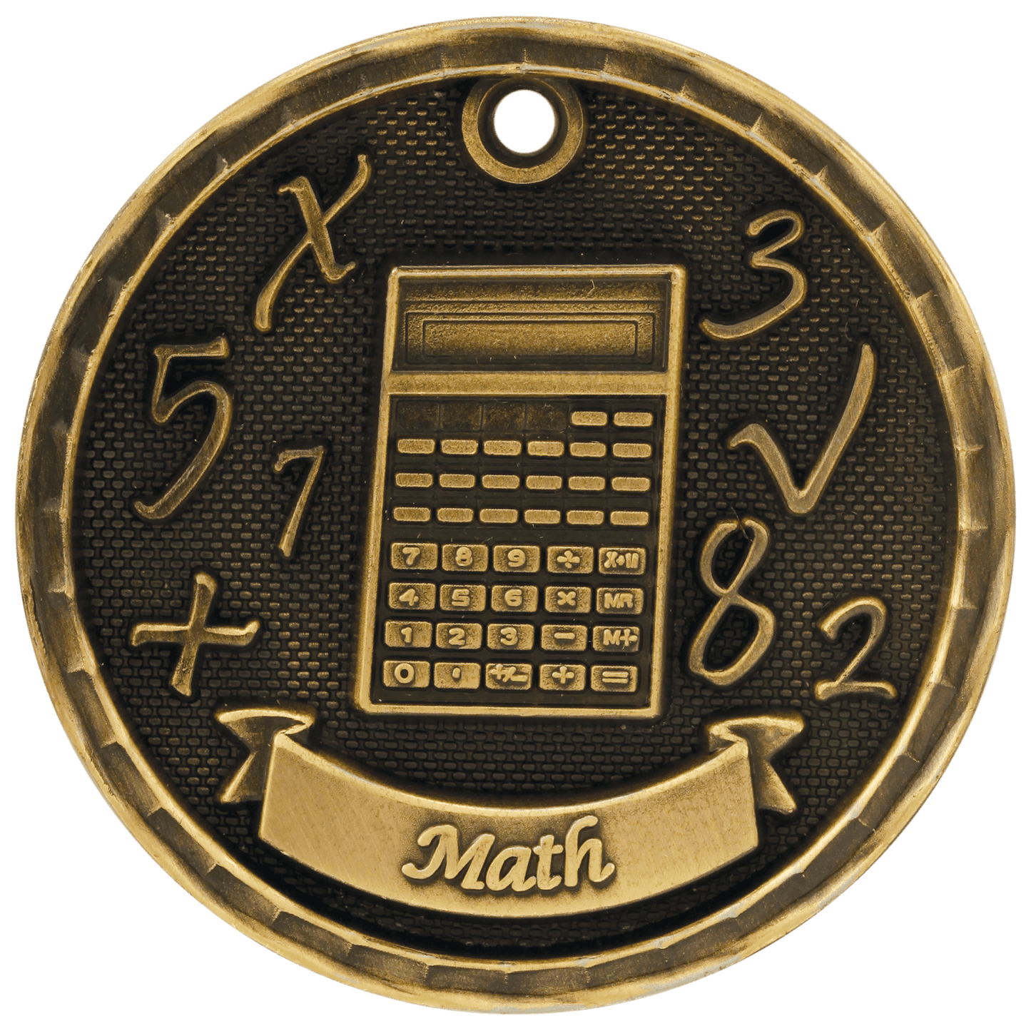 3D Math Medal 2" / Gold