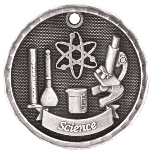 3D Science Medal 2" / Silver