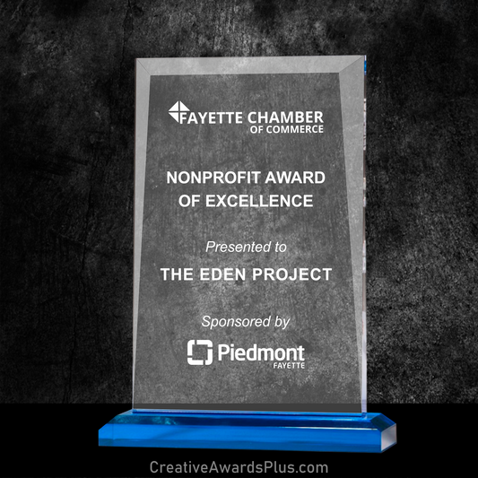 Apex Acrylic with Blue Base 8.75" / Blue