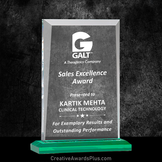 Apex Acrylic with Green Base 8" / Green