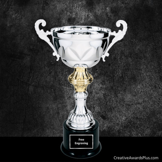 Accent Silver Trophy Cup 13"
