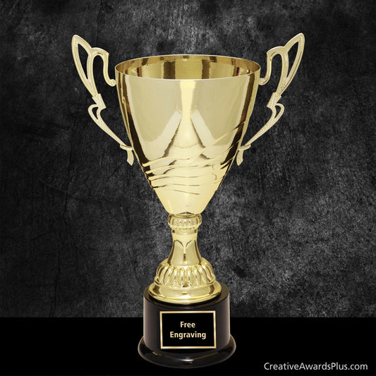 Elegant Gold Trophy Cup 15"