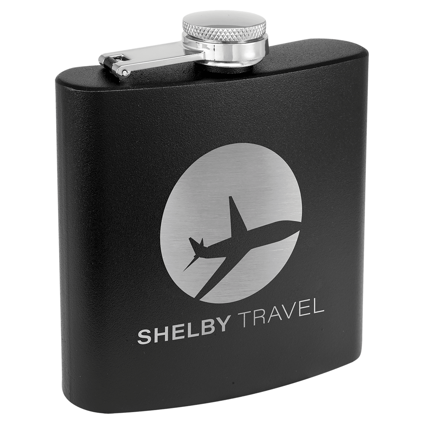Flask 6 oz. - 3.625" x 4.375" / Black