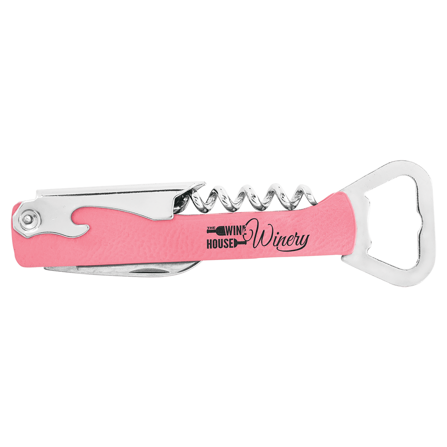 Wine Bottle Opener 5.25" / Pink