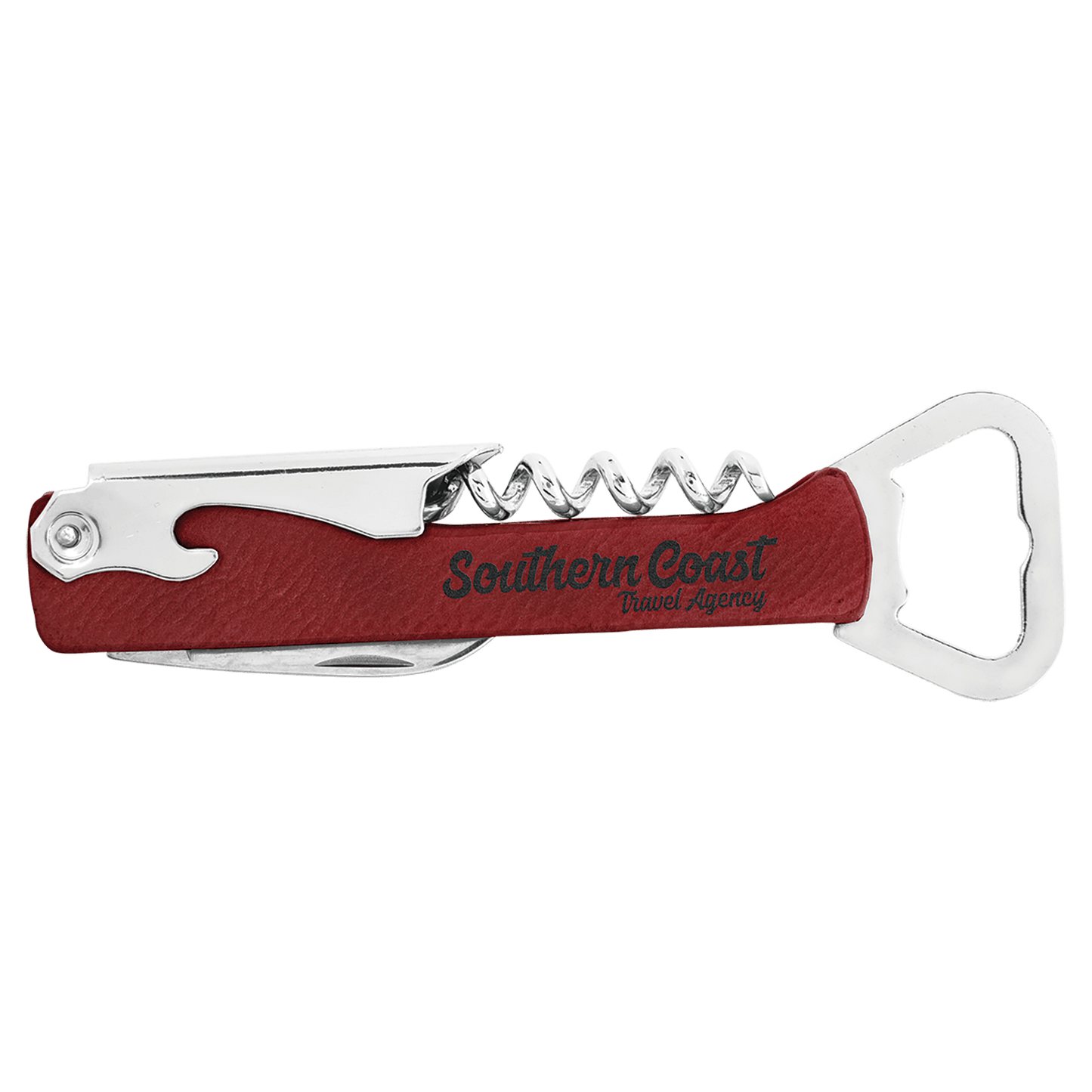 Wine Bottle Opener 5.25" / Burgundy