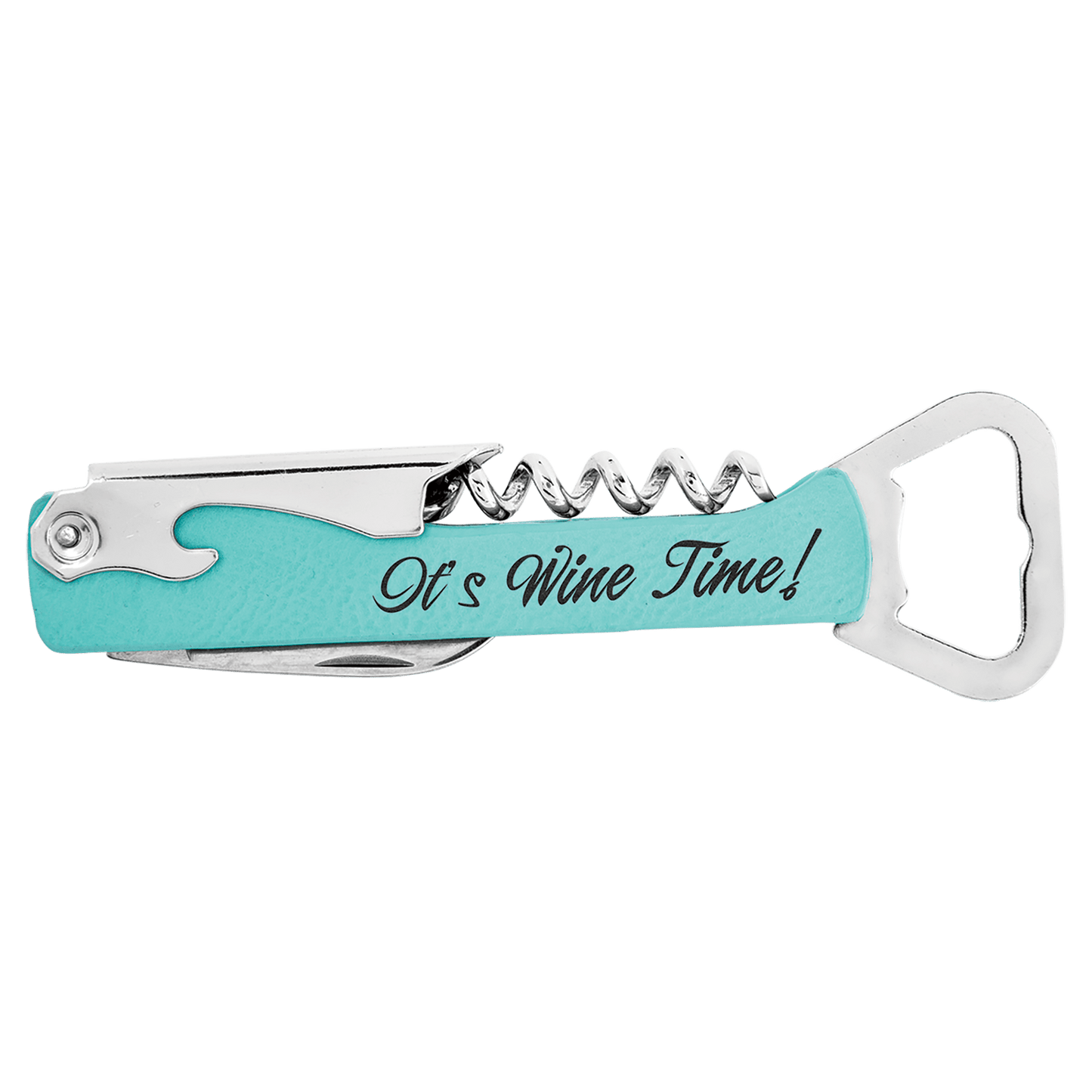 Wine Bottle Opener 5.25" / Teal