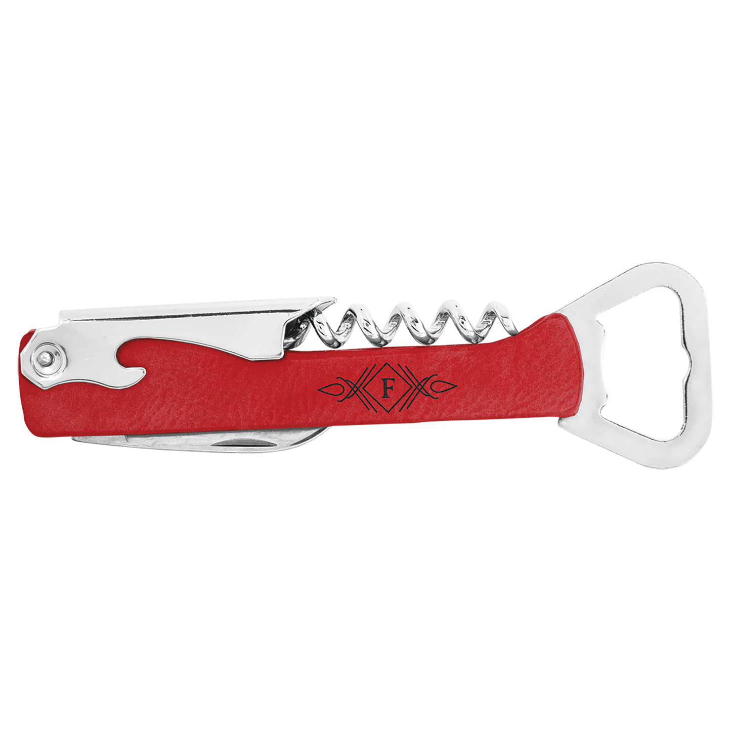 Wine Bottle Opener 5.25" / Red