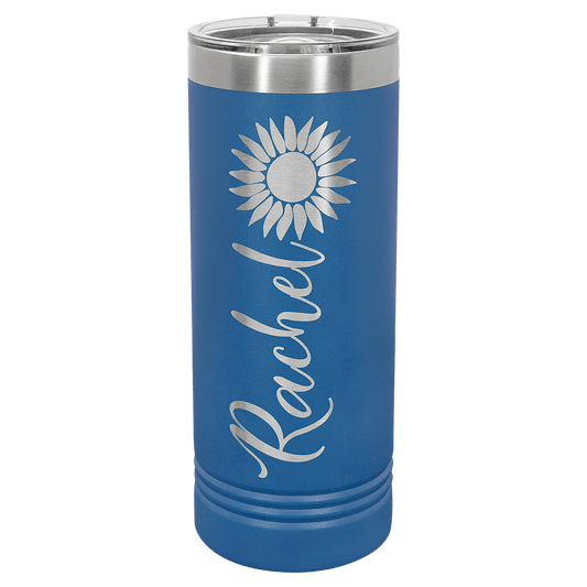 22 oz. Skinny Tumbler 22 oz. - 8" / Royal Blue