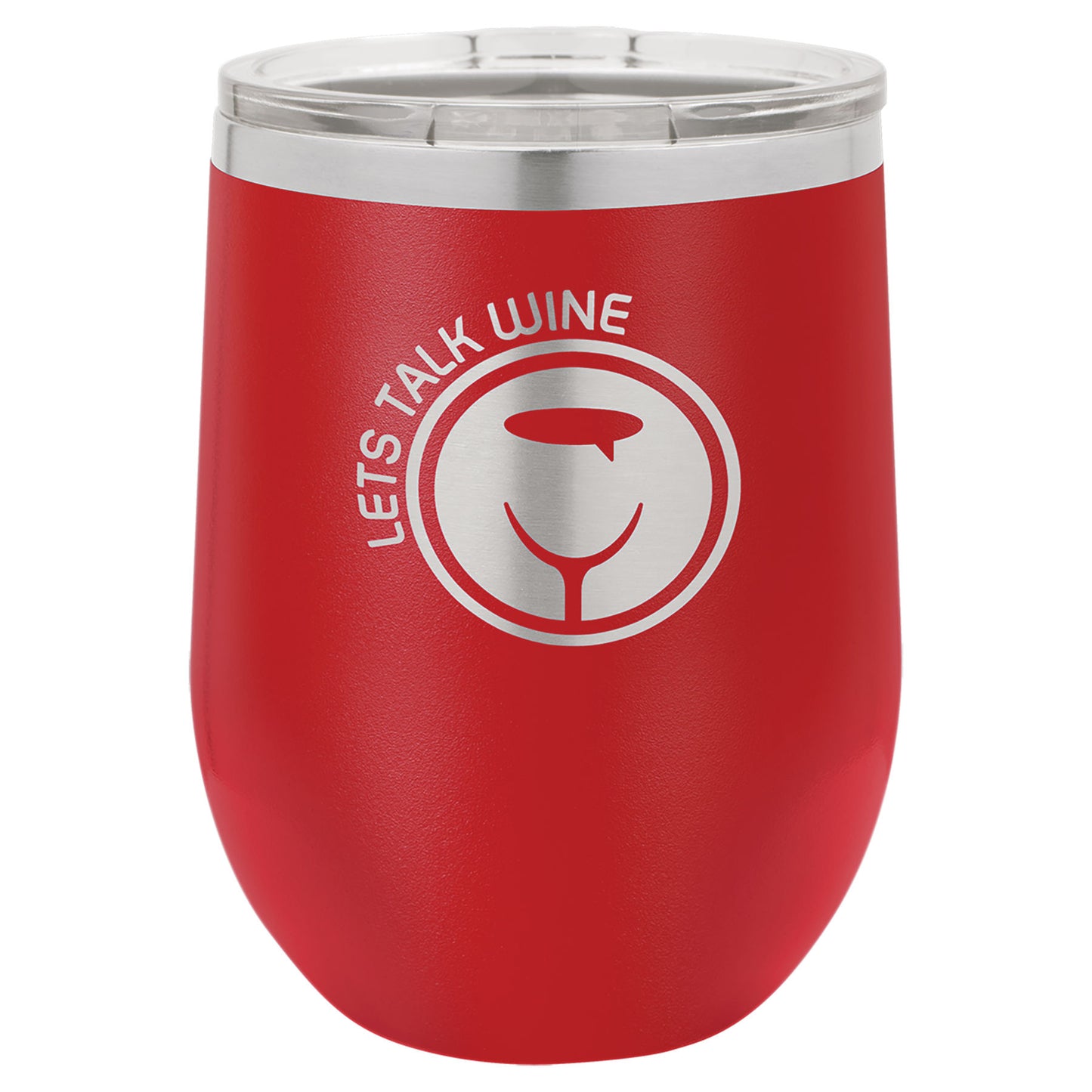 Stemless Wine Tumblers 12 oz. - 4.375" / Red
