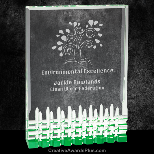 Mirage Acrylic Awards 8" / Green