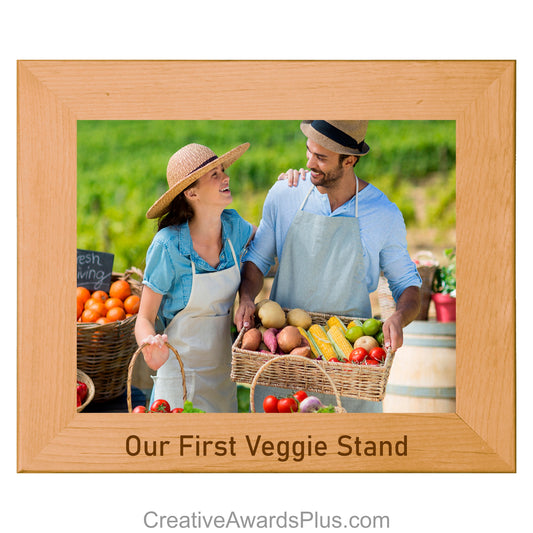 Red Alder Photo Frame 12" x 14.5" - Holds 8.5" x 11" Photo / Alder / Landscape