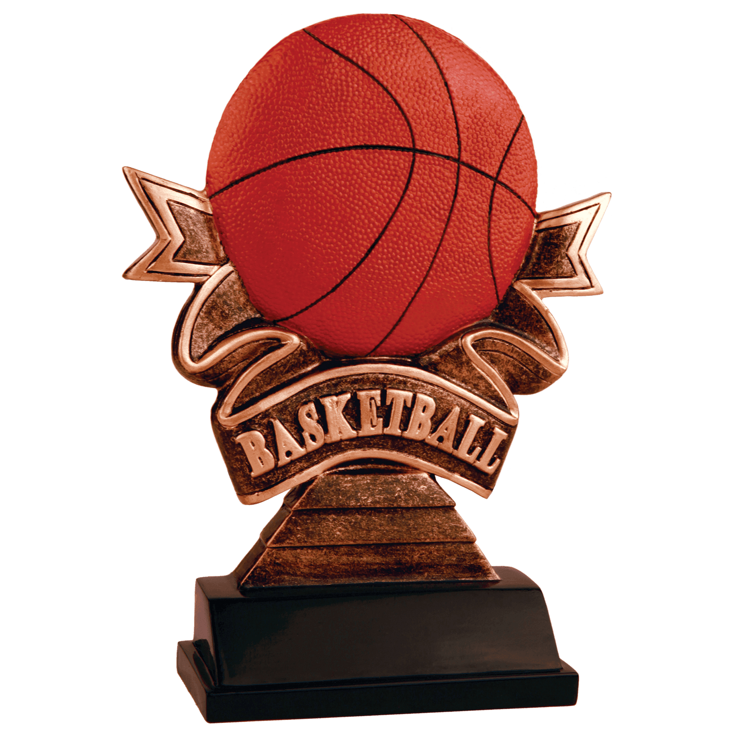 Ribbon Basketball Award 7"