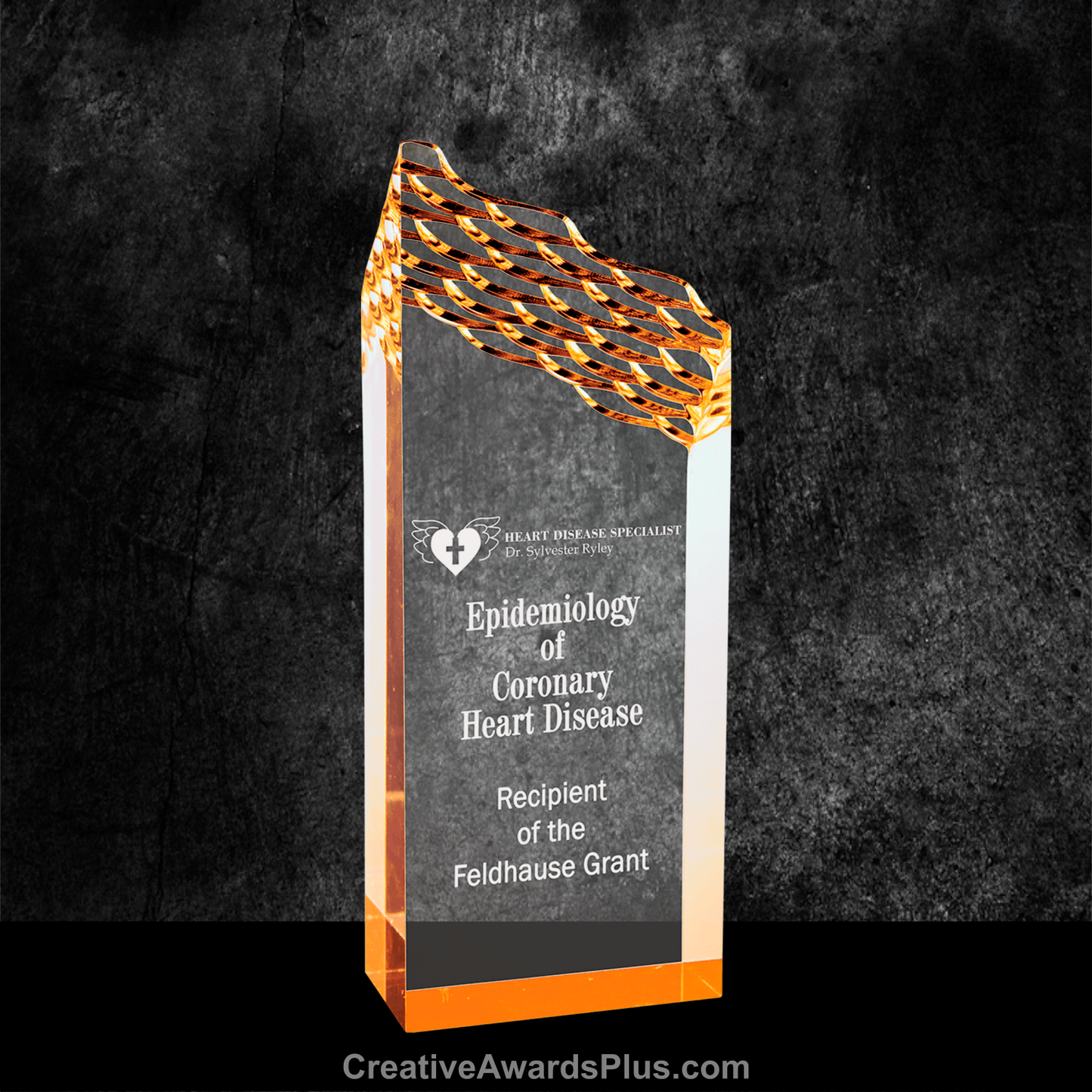 Riptide Acrylic Award 8" / Gold