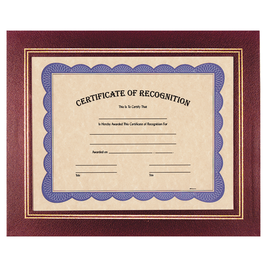 Certificate Holder 10.75" x 13.25" / Burgundy