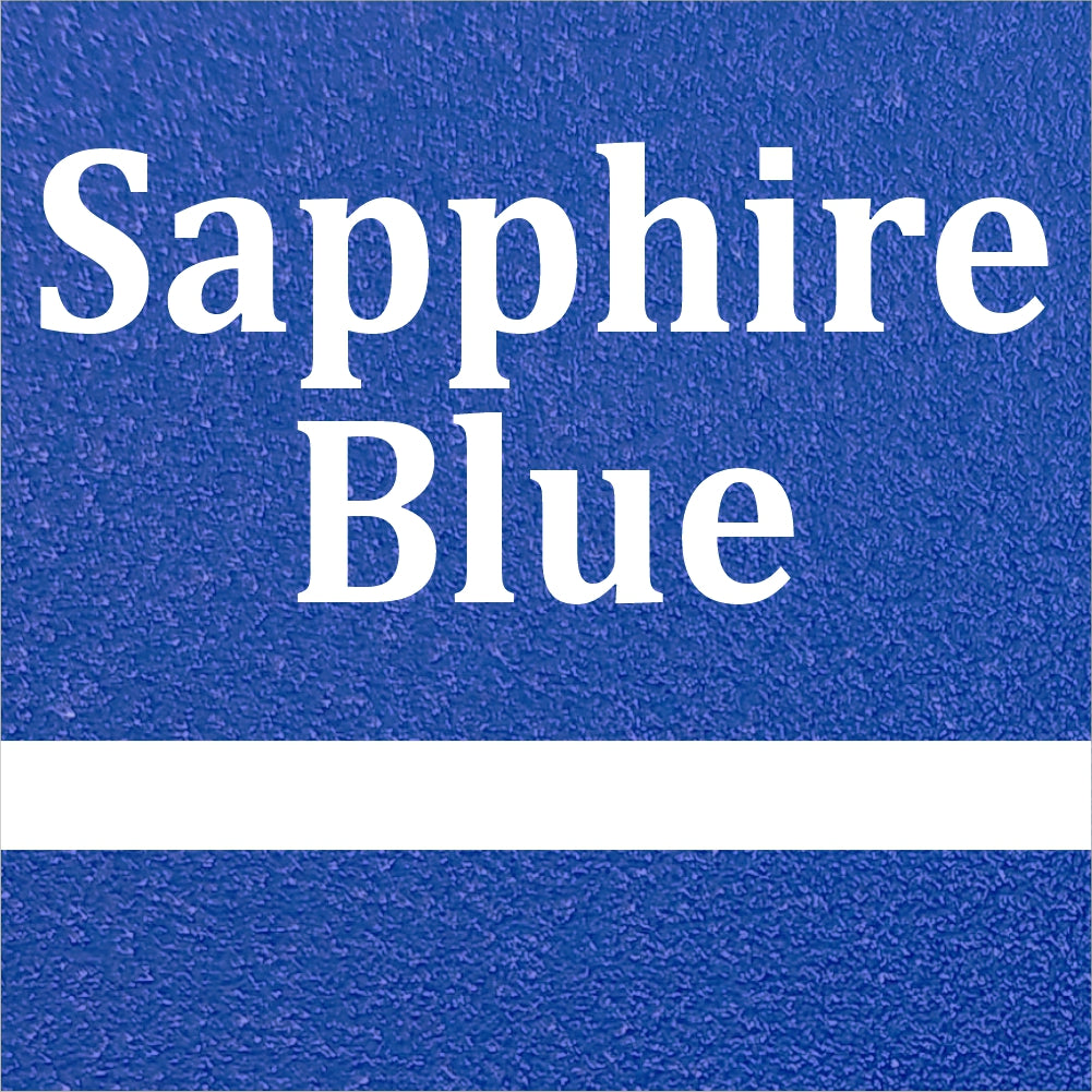 Custom Textured Plastic Plate Custom Sizes / Sapphire Blue/White / 90