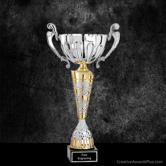 Impressive Trophy Cup 13.5" / Silver/Gold