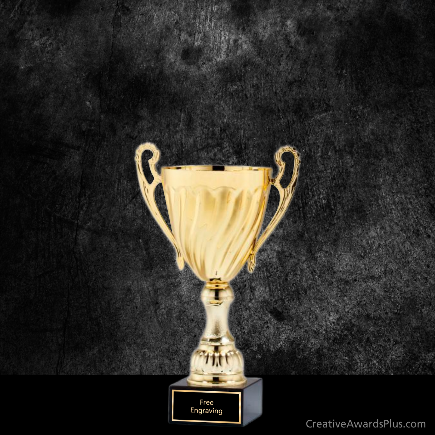 Swirl Trophy Cup 11.5" / Gold