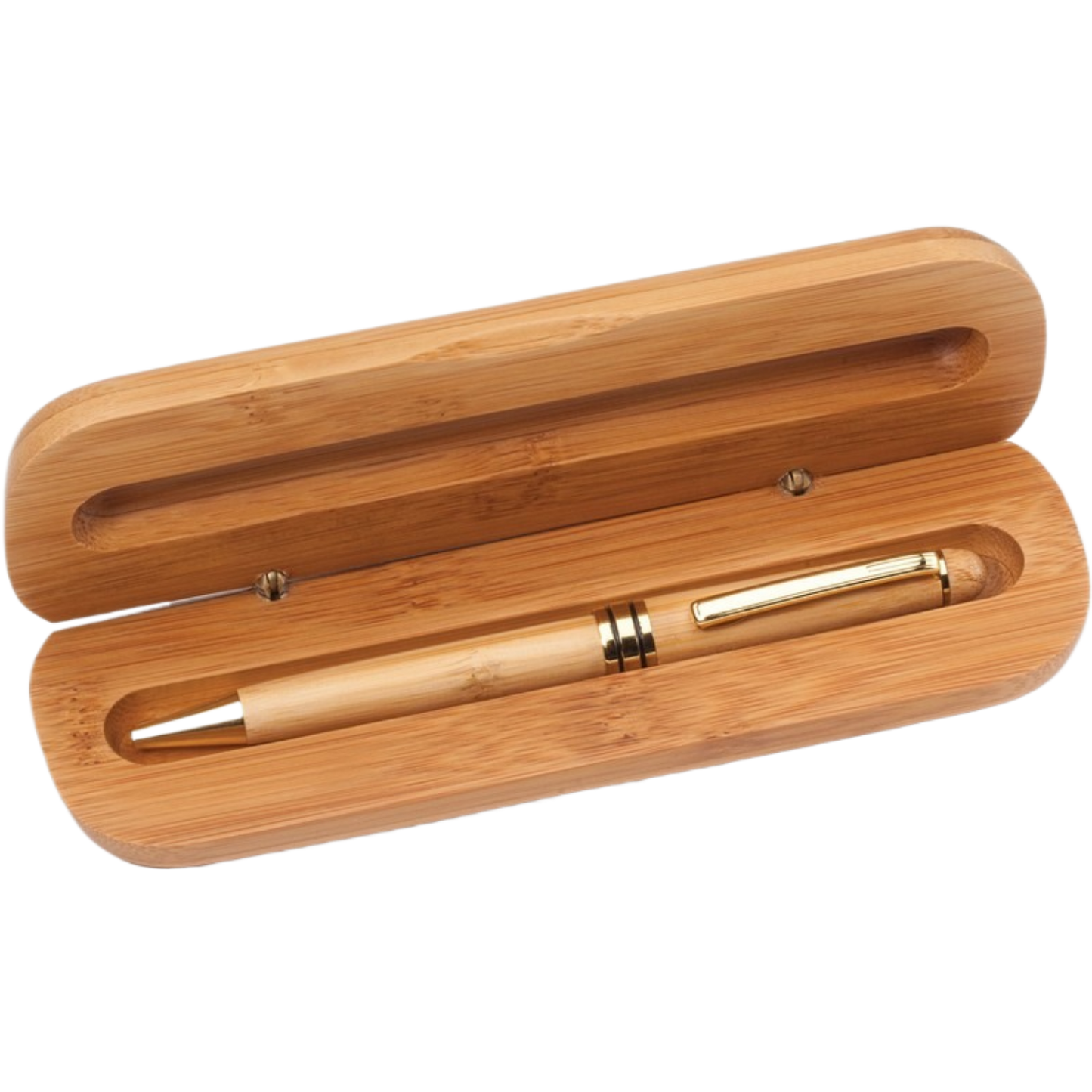 Bamboo Pen and Case 2.125" x 6.625" / Bamboo