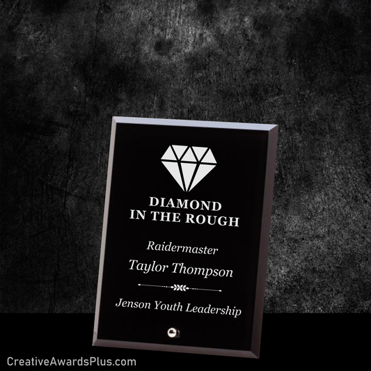 Black Glass Award 7" / Black