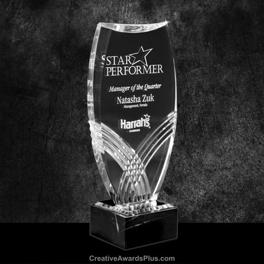 Nile Tower Acrylic Award 10.5" / Black