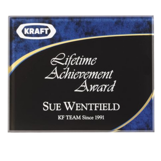 Horizon Blue Acrylic Plaque 8" x 10" / Blue