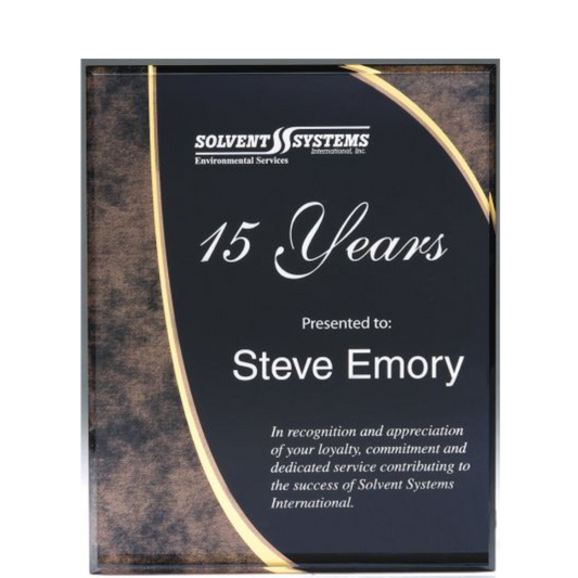 Horizon Golden Acrylic Plaque 8" x 10" / Gold