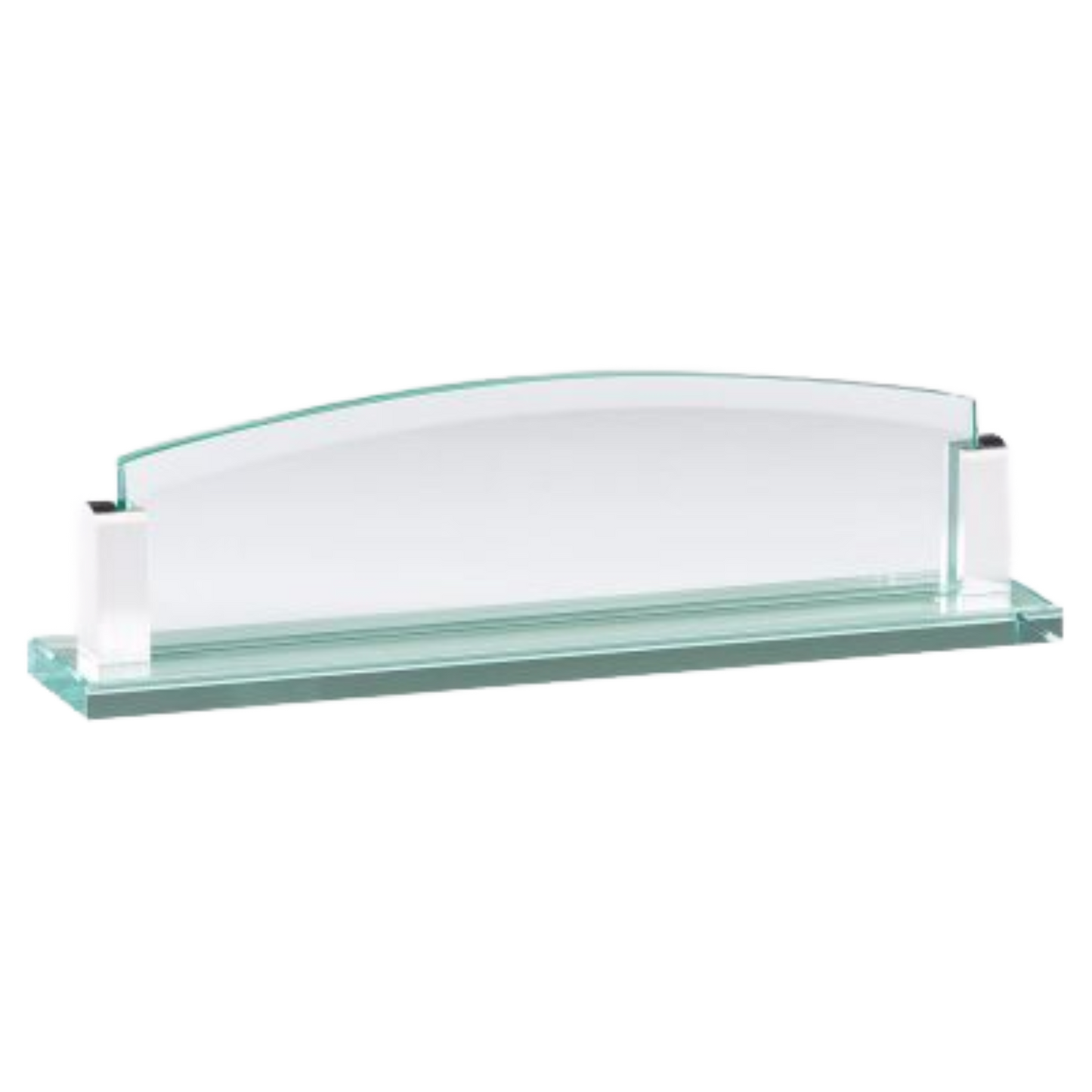 Glass Name Holder 10" / Clear