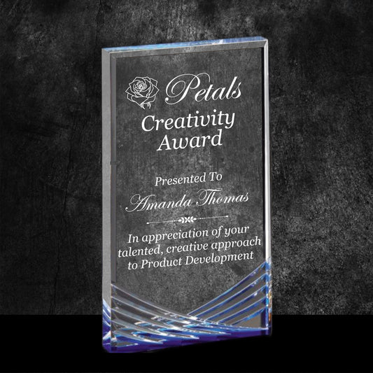 Inspire Acrylic Award 7" / Blue