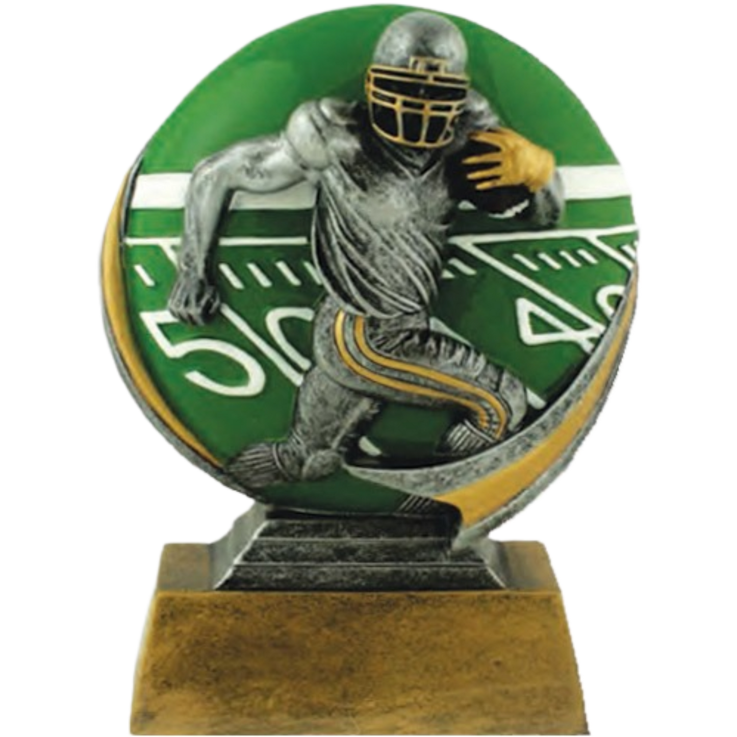 Color 3D Football Award 5"