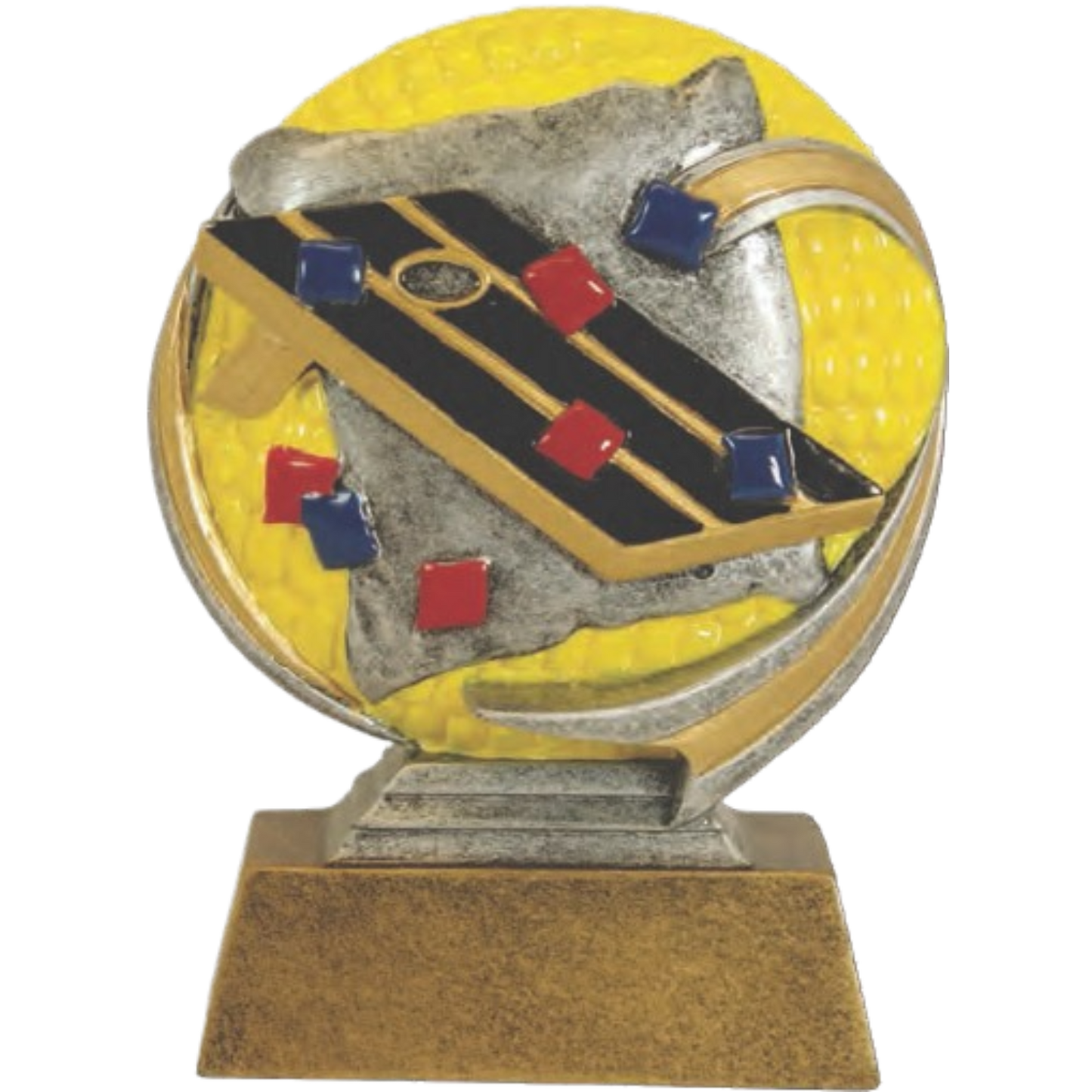 Color 3D Cornhole Award 5"