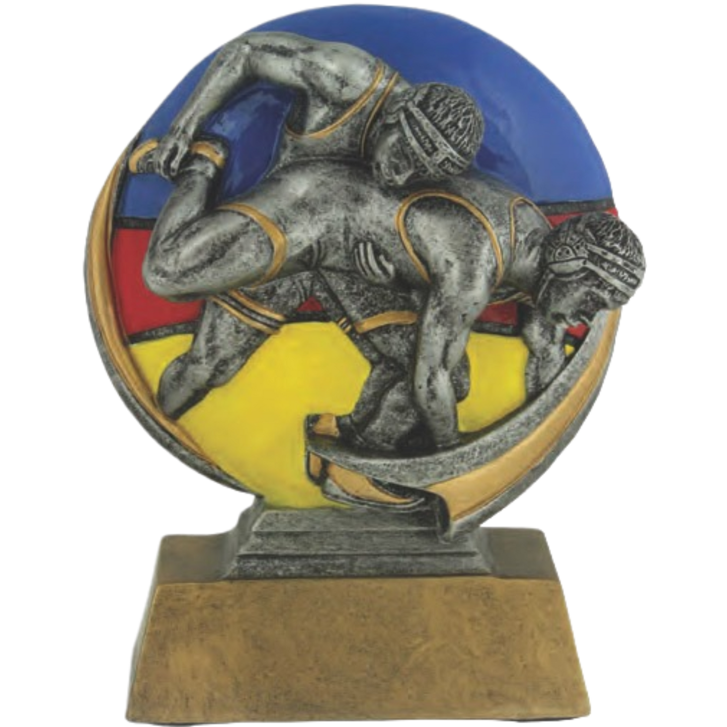 Color 3D Male Wrestling Award 5"