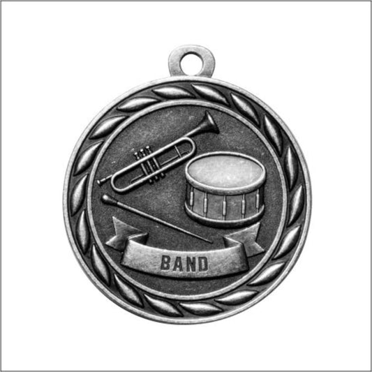 Scholastic Band Medal 2" / Silver