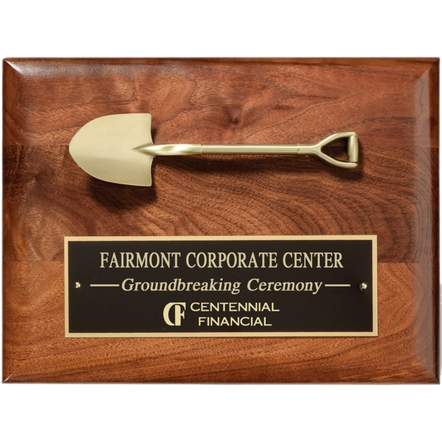 Barhill Shovel Walnut Plaque 9" x 12" / Walnut