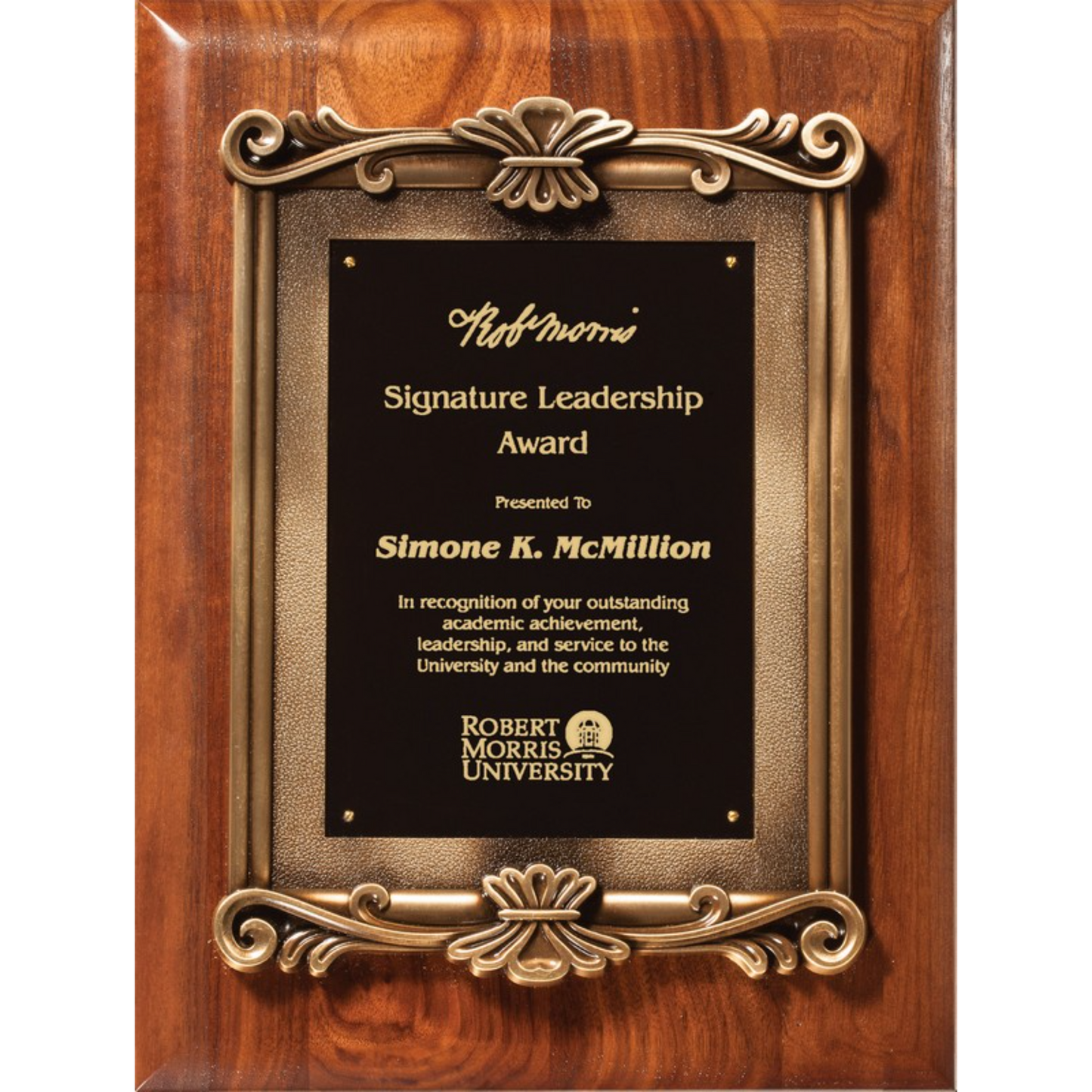 Barhill Elite Walnut Plaque 12" x 15" / Walnut