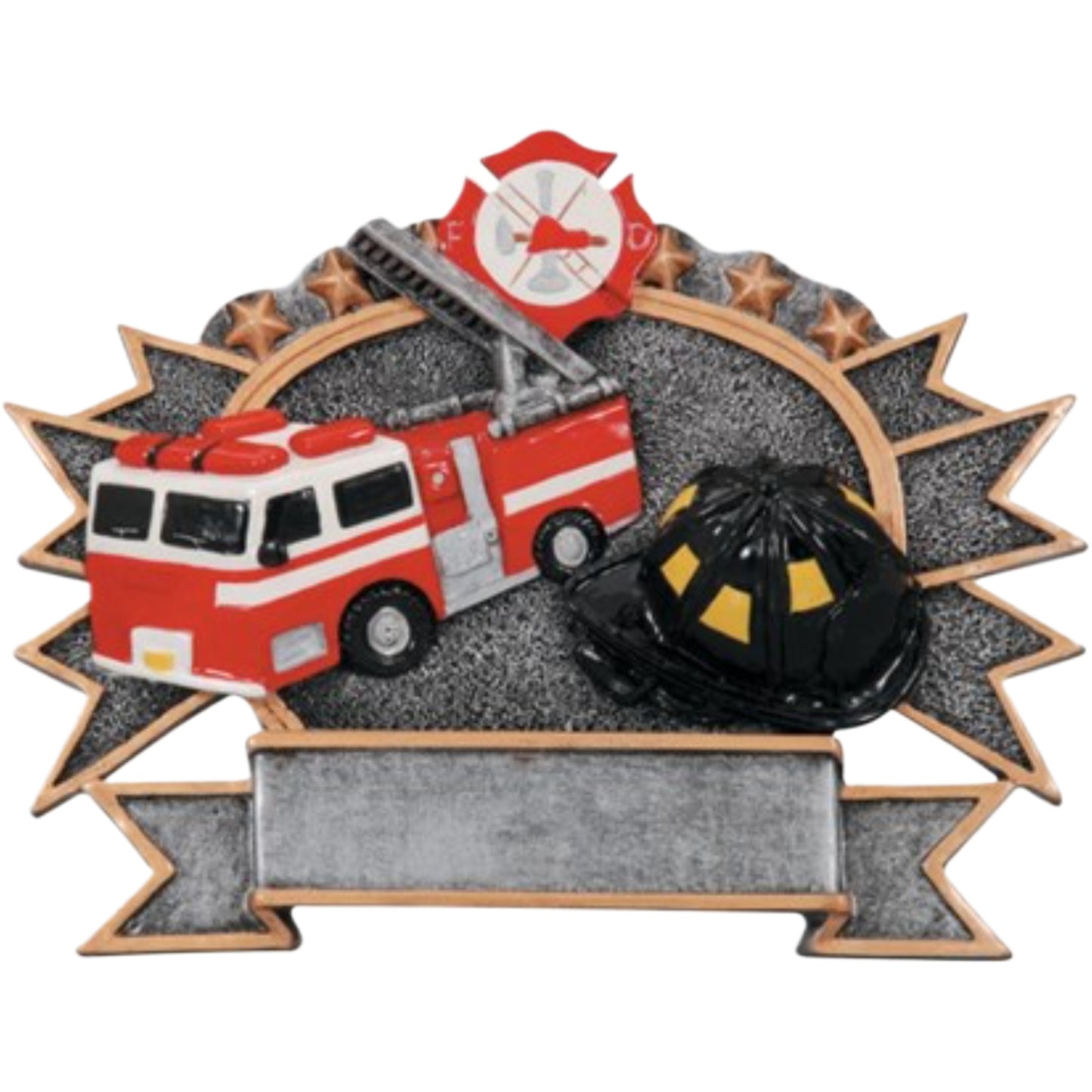 Firefighter Ribbon Award 6.75"