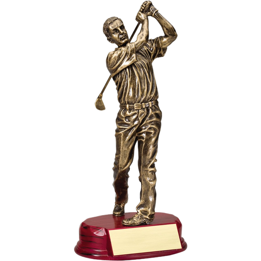 Swinging Male Golf Award 10.75"