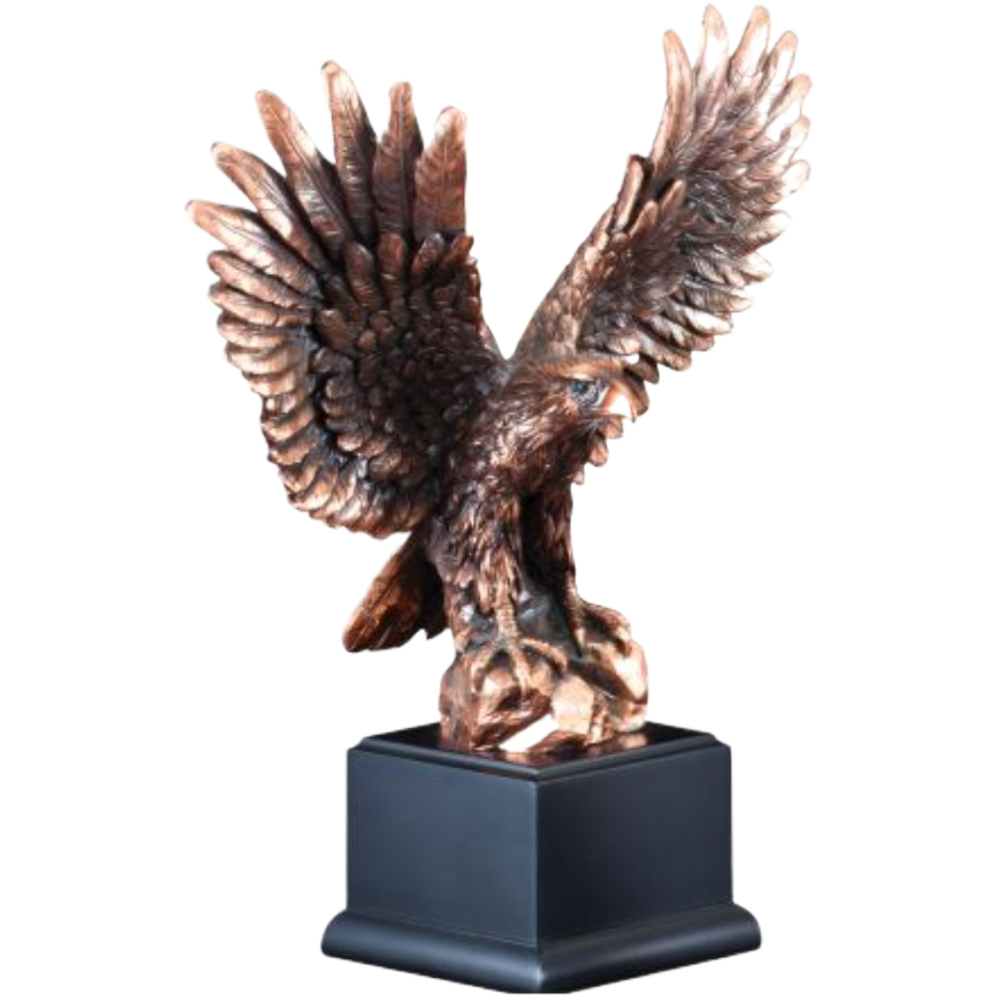 Bronze Perched Eagle Award 12"
