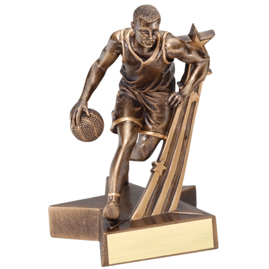 Super Star Male Basketball Award 6.5"