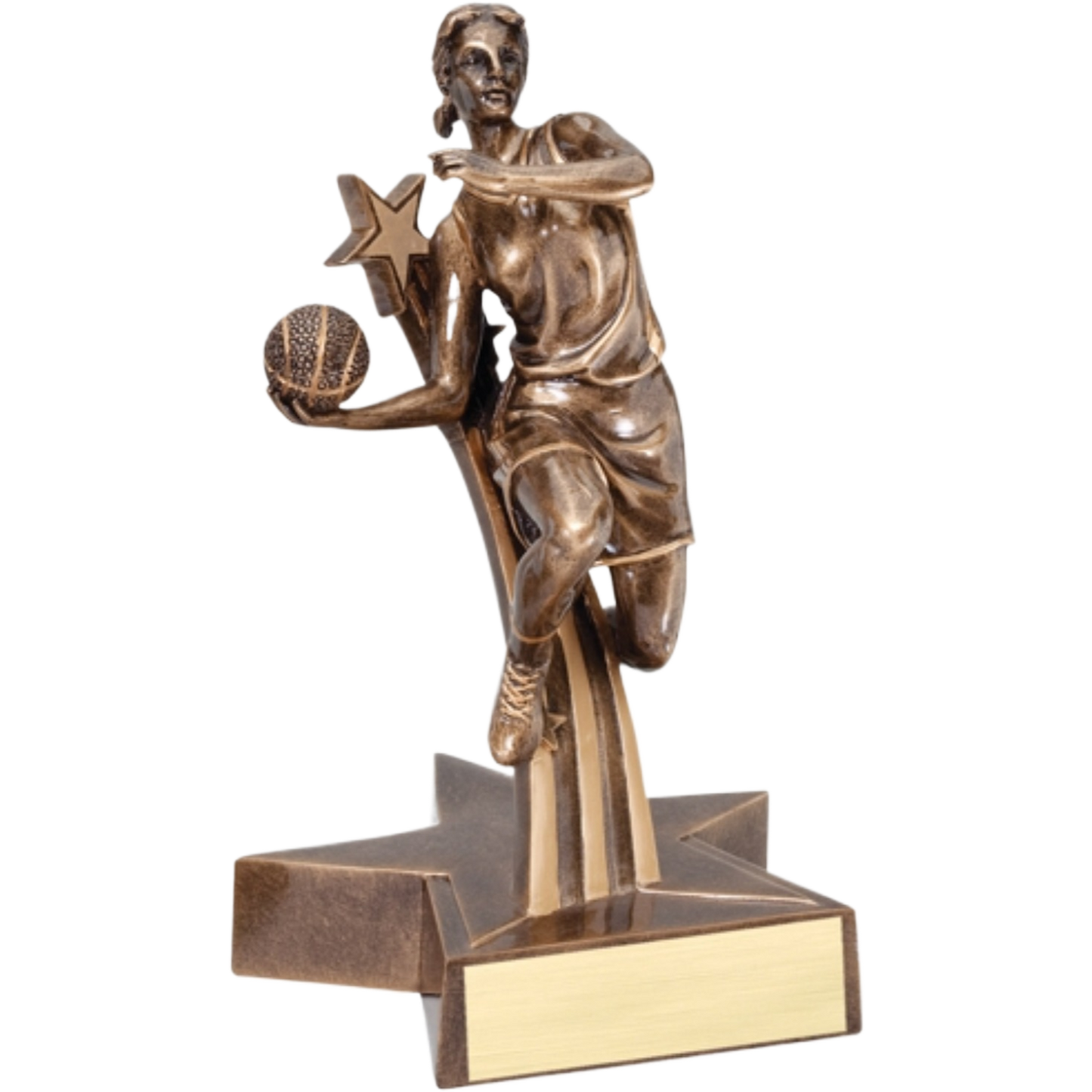 Super Star Female Basketball Award 6.5"