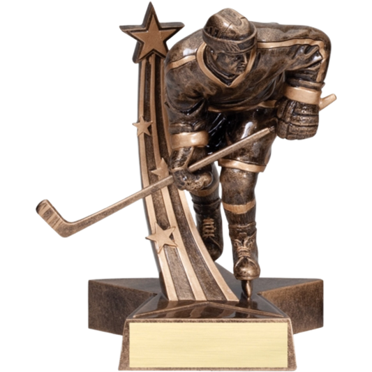 Super Star Male Hockey Award 6.5"
