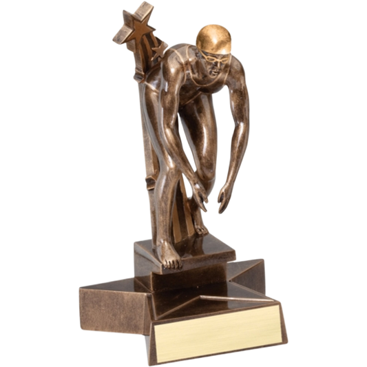 Super Star Female Swimming Award 6.5"