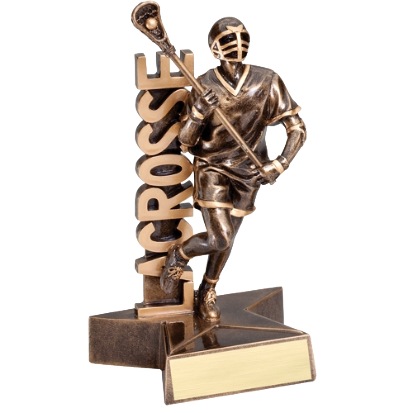 Super Star Male Lacrosse Award 6.5"